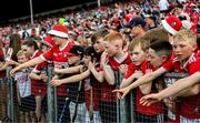 19 May 2024; Young Cork supporters wait to enter the field near the end of the Munster GAA Hurling Senior Championship Round 4 match between Tipperary and Cork at FBD Semple Stadium in Thurles, Tipperary. Photo by Daire Brennan/Sportsfile