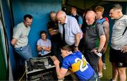 19 May 2024; Stewards, officials, players, and technical staff watch the Clare v Waterford game ahead of the Munster GAA Hurling Senior Championship Round 4 match between Tipperary and Cork at FBD Semple Stadium in Thurles, Tipperary. Photo by Daire Brennan/Sportsfile