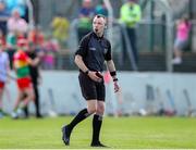 19 May 2024; Referee Thomas Gleeson during the Leinster GAA Hurling Senior Championship Round 4 match between Carlow and Wexford at Netwatch Cullen Park in Carlow. Photo by Michael P Ryan/Sportsfile