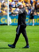 19 May 2024; Clare manager Brian Lohan before he Munster GAA Hurling Senior Championship Round 4 match between Clare and Waterford at Cusack Park in Ennis, Clare. Photo by Ray McManus/Sportsfile