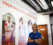 18 May 2024; Leinster athletic performance intern Orla Hayes before the United Rugby Championship match between Ulster and Leinster at Kingspan Stadium in Belfast. Photo by Harry Murphy/Sportsfile