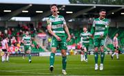 20 May 2024; Johnny Kenny of Shamrock Rovers celebrates after scoring his side's first goal during the SSE Airtricity Men's Premier Division match between Shamrock Rovers and Derry City at Tallaght Stadium in Dublin. Photo by Ramsey Cardy/Sportsfile