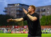 20 May 2024; Shelbourne manager Damien Duff during the SSE Airtricity Men's Premier Division match between St Patrick's Athletic and Shelbourne at Richmond Park in Dublin. Photo by Stephen McCarthy/Sportsfile