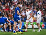 18 May 2024; Hugo Keenan of Leinster during the United Rugby Championship match between Ulster and Leinster at Kingspan Stadium in Belfast. Photo by Harry Murphy/Sportsfile