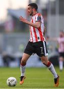 20 May 2024; Michael Duffy of Derry City during the SSE Airtricity Men's Premier Division match between Shamrock Rovers and Derry City at Tallaght Stadium in Dublin. Photo by Shauna Clinton/Sportsfile