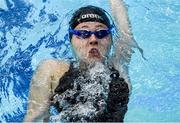22 May 2024; Roisín Ní Riain of Limerick Swimming Club competes in the Women's 100m Backstroke Heats during day one of thee Ireland Olympic Swimming Trials at the National Aquatic Centre on the Sport Ireland Campus in Dublin. Photo by Shauna Clinton/Sportsfile