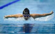 22 May 2024; Roisín Ní Riain of Limerick Swimming Club competes in the Women's 200m Individual Medley Heats during day one of the Ireland Olympic Swimming Trials at the National Aquatic Centre on the Sport Ireland Campus in Dublin. Photo by Shauna Clinton/Sportsfile