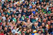 22 May 2024; A section of the large crowd, on the terracing, before the oneills.com Leinster GAA Hurling U20 Championship final match between Dublin and Offaly at Laois Hire O'Moore Park in Portlaoise, Laois. Photo by Ray McManus/Sportsfile