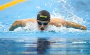 23 May 2024; Jack Cassin of National Centre Limerick competes in the Men's 100m Butterfly Heats during day two of the Ireland Olympic Swimming Trials at the National Aquatic Centre on the Sport Ireland Campus in Dublin. Photo by Shauna Clinton/Sportsfile