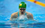 23 May 2024; Olwyn Cooke of Limerick competes in the Women's 100m Breaststroke Heats during day two of the Ireland Olympic Swimming Trials at the National Aquatic Centre on the Sport Ireland Campus in Dublin. Photo by Shauna Clinton/Sportsfile