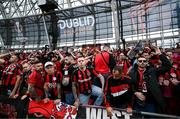 22 May 2024; Supporters of Bayer 04 Leverkusen before the 2023/24 UEFA Europa League final between Atalanta BC and Bayer 04 Leverkusen at the Dublin Arena in Dublin, Ireland. Photo by Brendan Moran/Sportsfile
