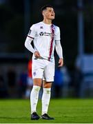 23 May 2024; Evan Weir of Drogheda United during the SSE Airtricity Men's Premier Division match between Waterford and Drogheda United at the Regional Sports Centre in Waterford. Photo by Tyler Miller/Sportsfile