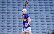 24 May 2024; Oisin O'Donoghue of Tipperary after scoring his side's first goal during the oneills.com Munster GAA U20 Hurling Championship final match between Tipperary and Cork at TUS Gaelic Grounds in Limerick. Photo by Ben McShane/Sportsfile