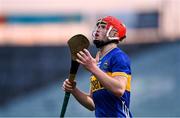 24 May 2024; Cathal English of Tipperary reacts during the oneills.com Munster GAA U20 Hurling Championship final match between Tipperary and Cork at TUS Gaelic Grounds in Limerick. Photo by Ben McShane/Sportsfile
