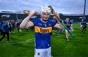 24 May 2024; Podge O'Dwyer of Tipperary celebrates after the oneills.com Munster GAA U20 Hurling Championship final match between Tipperary and Cork at TUS Gaelic Grounds in Limerick. Photo by Ben McShane/Sportsfile
