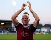 24 May 2024; Stephen Walsh of Galway United after his side's victory in the SSE Airtricity Men's Premier Division match between Galway United and Dundalk at Eamonn Deacy Park in Galway. Photo by Michael P Ryan/Sportsfile