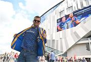 25 May 2024; Leinster supporter Stuart Hill, from Ratoath, Meath, before the Investec Champions Cup final between Leinster and Toulouse at the Tottenham Hotspur Stadium in London, England. Photo by Sam Barnes/Sportsfile