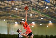 25 May 2024; Action during the Basketball U11 & O9 Mixed match between Magheracloone, Monaghan, and Carnageeha, Sligo, during day one of the multi-sports finals of the Cairn Community Games at Gormanston Park in Meath. Photo by Ben McShane/Sportsfile