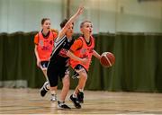 25 May 2024; Action during the Basketball U11 & O9 Mixed match between Magheracloone, Monaghan, and Carnageeha, Sligo, during day one of the multi-sports finals of the Cairn Community Games at Gormanston Park in Meath. Photo by Ben McShane/Sportsfile