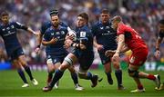 25 May 2024; Joe McCarthy of Leinster in action against Jack Willis of Toulouse during the Investec Champions Cup final between Leinster and Toulouse at the Tottenham Hotspur Stadium in London, England. Photo by Harry Murphy/Sportsfile