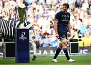 25 May 2024; Ryan Baird of Leinster walks past the trophy after his side's defeat in the Investec Champions Cup final between Leinster and Toulouse at the Tottenham Hotspur Stadium in London, England. Photo by Harry Murphy/Sportsfile