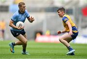 25 May 2024; Paul Mannion of Dublin in action against David Murray of Roscommon during the GAA Football All-Ireland Senior Championship Round 1 match between Dublin and Roscommon at Croke Park in Dublin. Photo by Stephen Marken/Sportsfile