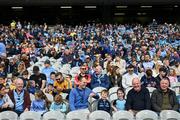 25 May 2024; Supporters, in the Cusack Stand, some 7 minutes before the start of the GAA Football All-Ireland Senior Championship Round 1 match between Dublin and Roscommon at Croke Park in Dublin. Photo by Ray McManus/Sportsfile