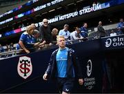 25 May 2024; Ciarán Frawley of Leinster before the Investec Champions Cup final between Leinster and Toulouse at the Tottenham Hotspur Stadium in London, England. Photo by Harry Murphy/Sportsfile