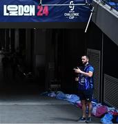 25 May 2024; Leinster videographer Bernardo Santos before the Investec Champions Cup final between Leinster and Toulouse at the Tottenham Hotspur Stadium in London, England. Photo by Harry Murphy/Sportsfile