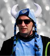 25 May 2024; A Dublin supporter during the GAA Football All-Ireland Senior Championship Round 1 match between Dublin and Roscommon at Croke Park in Dublin. Photo by Ray McManus/Sportsfile
