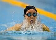26 May 2024; Eimear Doyle of National centre Dublin Longford competes in the women's 50m breaststroke heats during day five of the Ireland Olympic Swimming Trials at the National Aquatic Centre on the Sport Ireland Campus in Dublin. Photo by Tyler Miller/Sportsfile