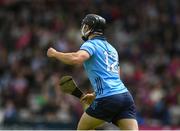 26 May 2024; Sean Currie of Dublin celebrates after scoring his side's first goal during the Leinster GAA Hurling Senior Championship Round 5 match between Galway and Dublin at Pearse Stadium in Galway. Photo by John Sheridan/Sportsfile