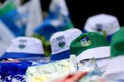 26 May 2024; A view of merchandise on sale outside the ground before the Munster GAA Hurling Senior Championship Round 5 match between Limerick and Waterford at TUS Gaelic Grounds in Limerick Photo by Tom Beary/Sportsfile