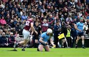 26 May 2024; Galway manager Henry Shefflin reacts on the sideline during the Leinster GAA Hurling Senior Championship Round 5 match between Galway and Dublin at Pearse Stadium in Galway. Photo by Daire Brennan/Sportsfile