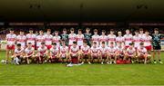 26 May 2024; The Derry panel before the Electric Ireland Ulster GAA Football Minor Championship final match between Armagh and Derry at O'Neill's Healy Park in Omagh, Tyrone. Photo by Philip Fitzpatrick/Sportsfile