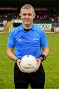 26 May 2024; Referee Barry McMenamin before the Electric Ireland Ulster GAA Football Minor Championship final match between Armagh and Derry at O'Neill's Healy Park in Omagh, Tyrone. Photo by Philip Fitzpatrick/Sportsfile