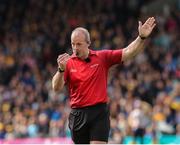 26 May 2024; Referee Johnny Murphy during the Munster GAA Hurling Senior Championship Round 5 match between Tipperary and Clare at FBD Semple Stadium in Thurles, Tipperary. Photo by Michael P Ryan/Sportsfile