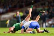 26 May 2024; Stephen Bennett of Waterford is fouled by Barry Nash of Limerick during the Munster GAA Hurling Senior Championship Round 5 match between Limerick and Waterford at TUS Gaelic Grounds in Limerick Photo by Tom Beary/Sportsfile