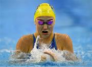 26 May 2024; Ava Jones of Portmarnock competes in the women's 50m breaststroke final during day five of the Ireland Olympic Swimming Trials at the National Aquatic Centre on the Sport Ireland Campus in Dublin. Photo by Tyler Miller/Sportsfile