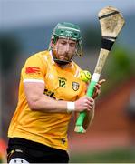 26 May 2024; Niall McKenna of Antrim during the Leinster GAA Hurling Senior Championship Round 5 match between Antrim and Carlow at Corrigan Park in Belfast. Photo by Shauna Clinton/Sportsfile