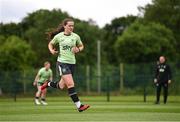 28 May 2024; Tyler Toland during a Republic of Ireland Women's training session at the FAI National Training Centre in Abbotstown, Dublin. Photo by Stephen McCarthy/Sportsfile