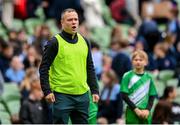 29 May 2024; St Joseph’s PS, Ballinrobe, Mayo, coach Alan Plunkett during the FAI Primary 5s Finals day at Aviva Stadium in Dublin. Photo by Stephen McCarthy/Sportsfile
