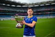 30 May 2024; Lory Meagher Cup finalist Longford's John Casey during a Joe McDonagh, Christy Ring, Nickey Rackard, Lory Meagher Cup Final media day at Croke Park in Dublin. Photo by Stephen McCarthy/Sportsfile
