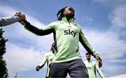 31 May 2024; Michael Obafemi before a Republic of Ireland training session at the FAI National Training Centre in Abbotstown, Dublin. Photo by Stephen McCarthy/Sportsfile