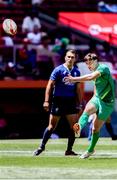 31 May 2024; Billy Dardis of Ireland kicks during the HSBC Men's SVNS 2024 Grand Finals Pool B match between Ireland and South Africa at Civitas Metropolitano Stadium in Madrid, Spain. Photo by Juan Gasparini/Sportsfile