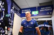 31 May 2024; Rhys Ruddock of Leinster returns to the dressing room after his side's victory in the United Rugby Championship match between Leinster and Connacht at the RDS Arena in Dublin. Photo by Harry Murphy/Sportsfile