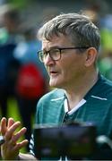 1 June 2024; Limerick manager Jimmy Lee after the Tailteann Cup Group 4 Round 3 match between Limerick and London at Parnell Park in Dublin. Photo by Daire Brennan/Sportsfile