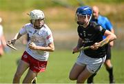 1 June 2024; Ciaran McKenna of Tyrone in action against Alan O'Brien of Sligo during the Electric Ireland Corn Jerome O'Leary Celtic Challenge final match between Tyrone and Sligo at Fr Tierney Park in Ballyshannon, Donegal. Photo by Oliver McVeigh/Sportsfile