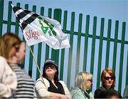 1 June 2024; A Sligo supporter during the Electric Ireland Corn Jerome O'Leary Celtic Challenge final match between Tyrone and Sligo at Fr Tierney Park in Ballyshannon, Donegal. Photo by Oliver McVeigh/Sportsfile