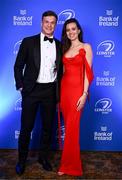 1 June 2024; Josh and Sophie van der Flier on arrival at the 2024 Leinster Rugby Awards Ball at The InterContinental Hotel in Dublin. Photo by Harry Murphy/Sportsfile